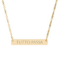 COLLANA PVD ORO/ACCIAIO | "TUTTO PASSA"