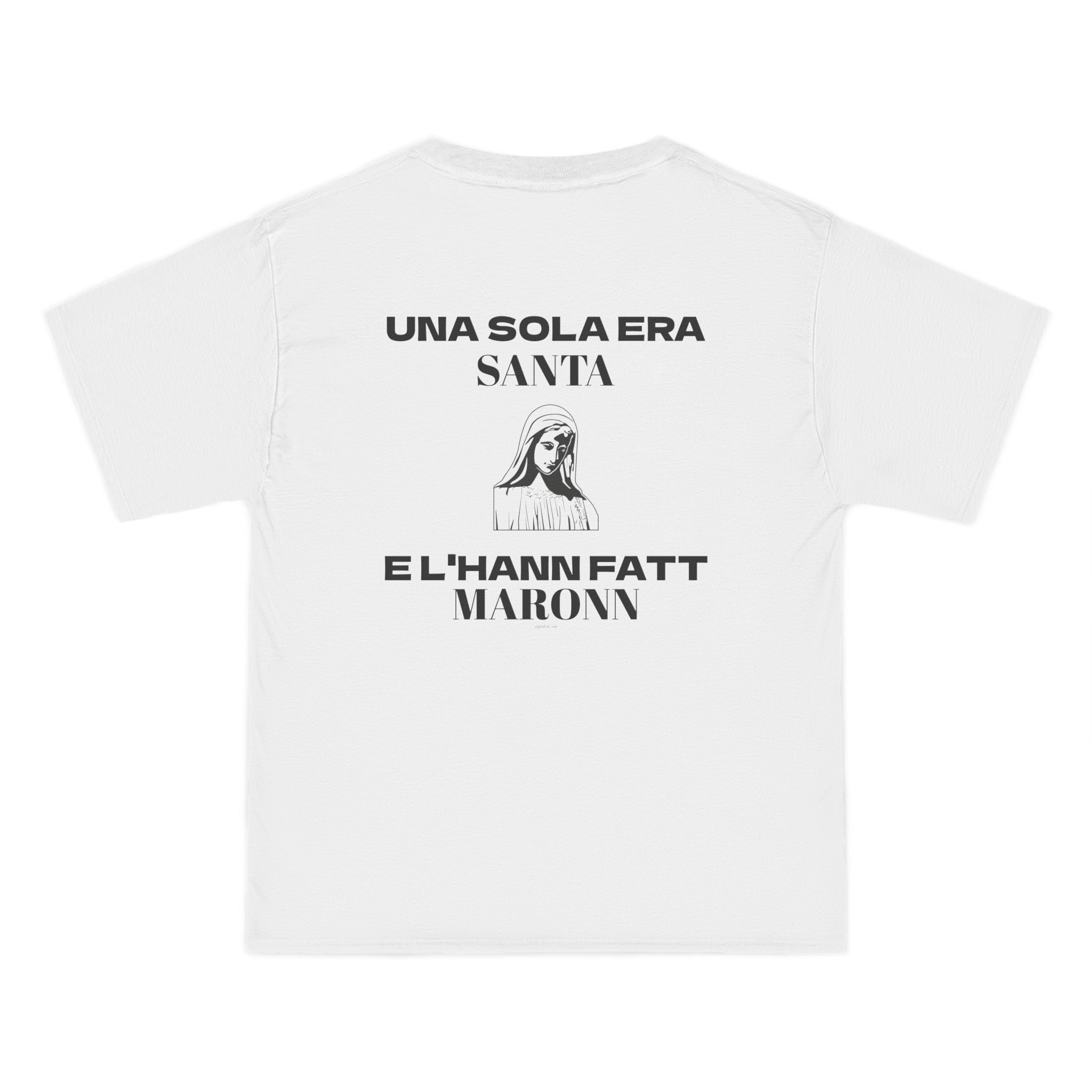 OVERSIZED T-SHIRT | "UNA SOLA ERA SANTA E L'HANN FATT MARONN"