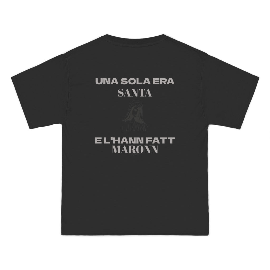 OVERSIZED T-SHIRT | "UNA SOLA ERA SANTA E L'HANN FATT MARONN"