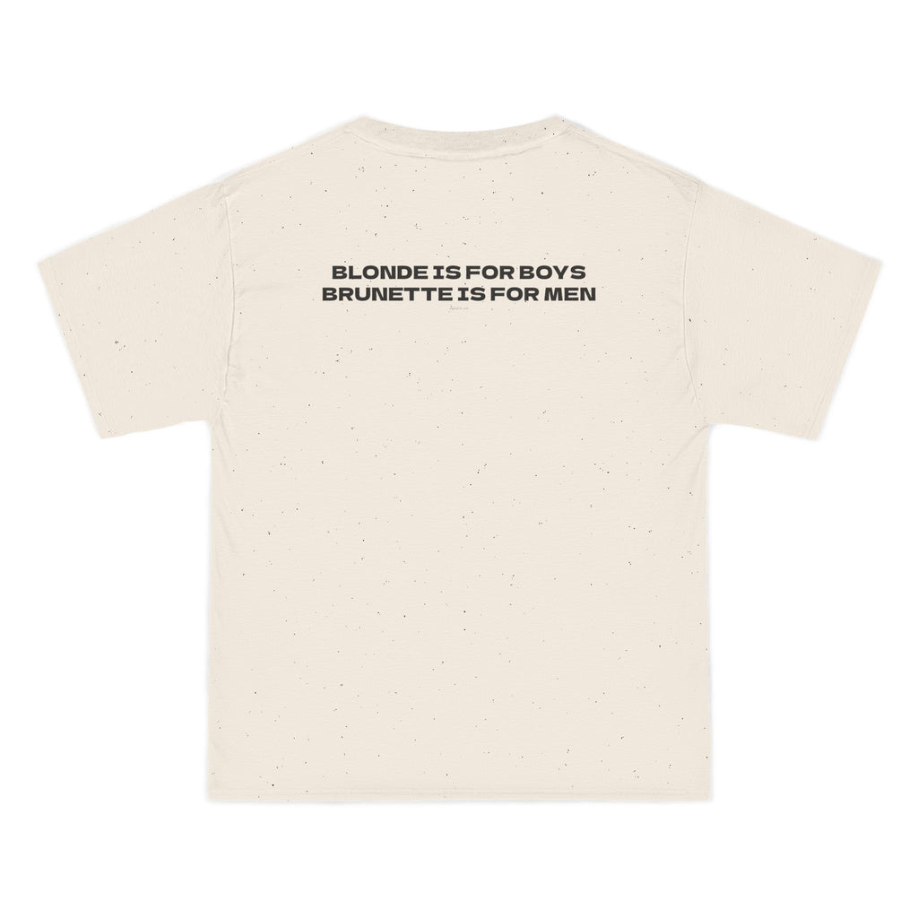OVERSIZED T-SHIRT | "BLONDE IS FOR BOYS, BRUNETTE IS FOR MEN"
