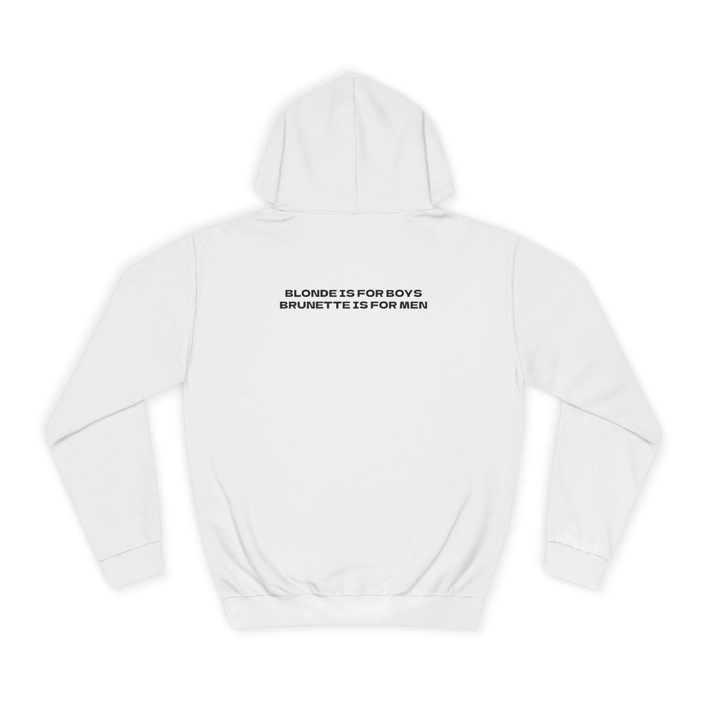 OVERSIZED HOODIE | "BLONDE IS FOR BOYS, BRUNETTE IS FOR MEN"