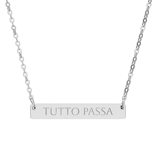 COLLANA PVD ORO/ACCIAIO | "TUTTO PASSA"