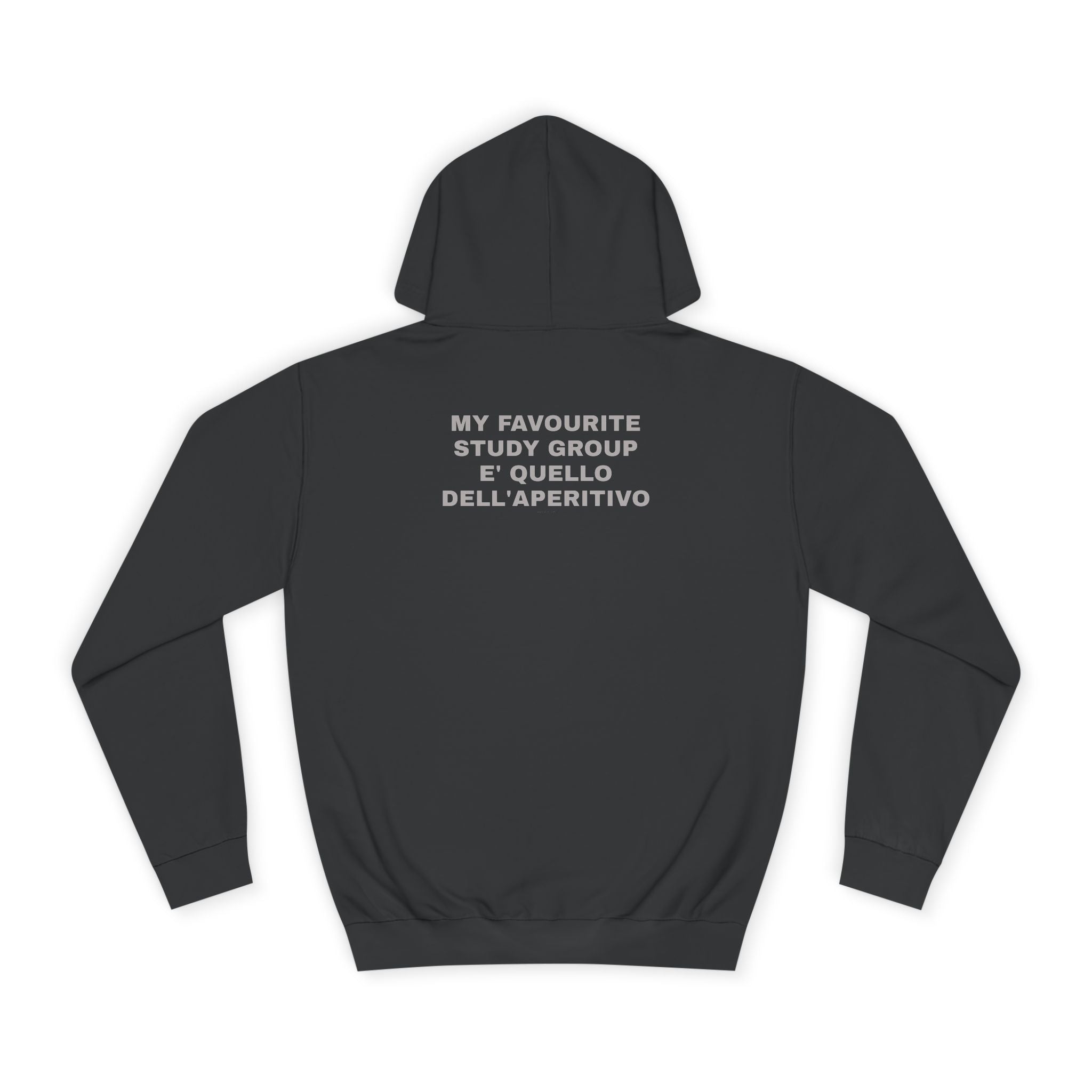OVERSIZED HOODIE | "MY FAVOURITE STUDY GROUP E' QUELLO DELL'APERITIVO"