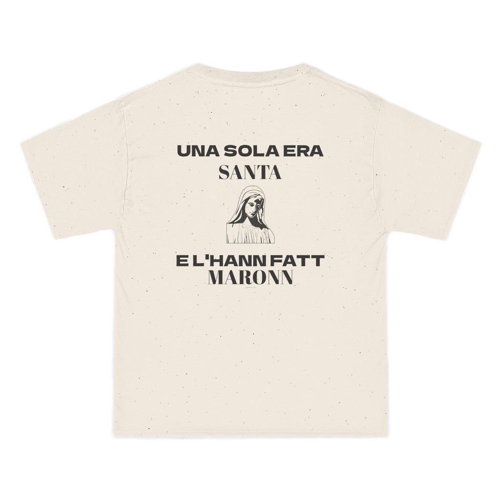 OVERSIZED T-SHIRT | "UNA SOLA ERA SANTA E L'HANN FATT MARONN"