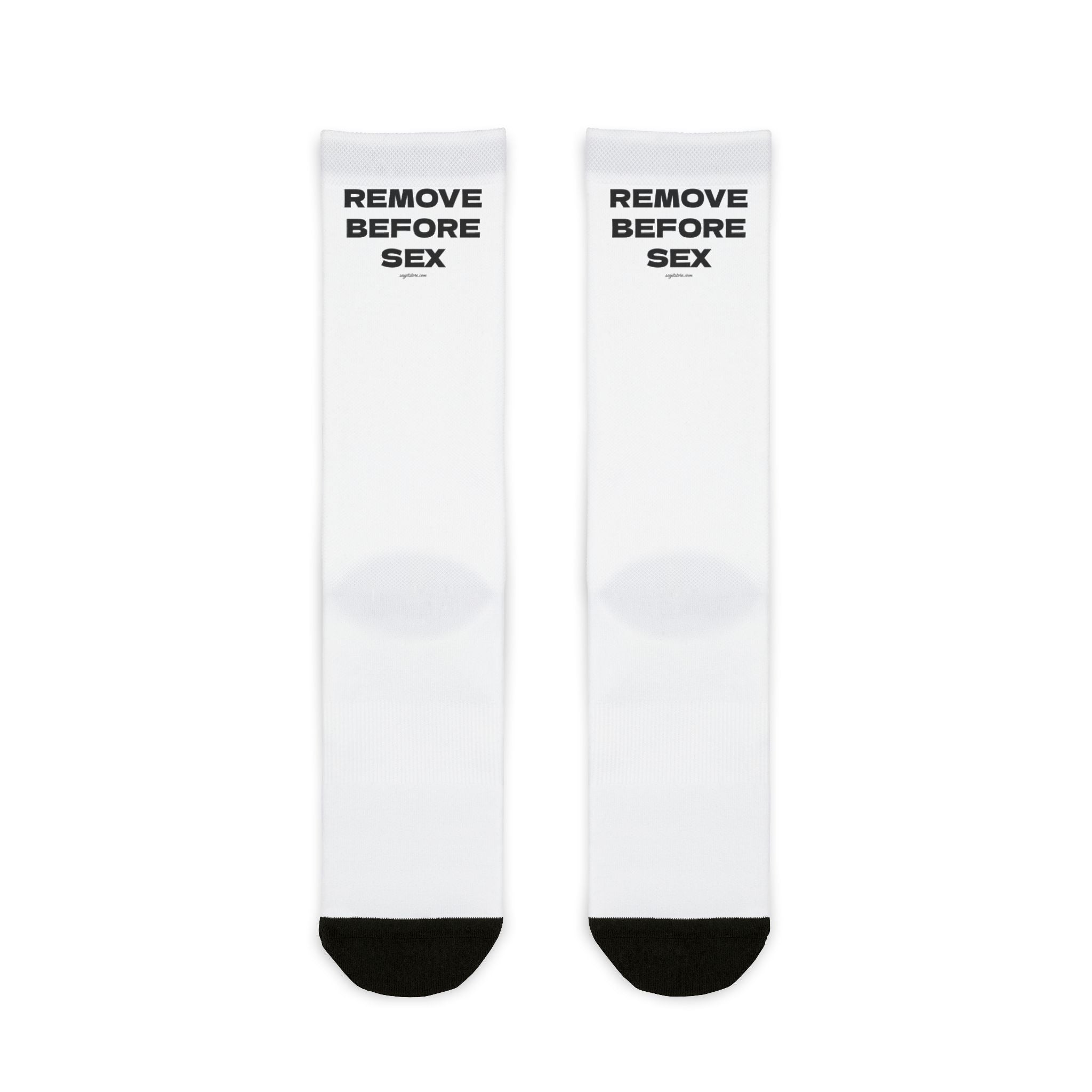 ONE SIZE SOCKS | "REMOVE BEFORE SEX"