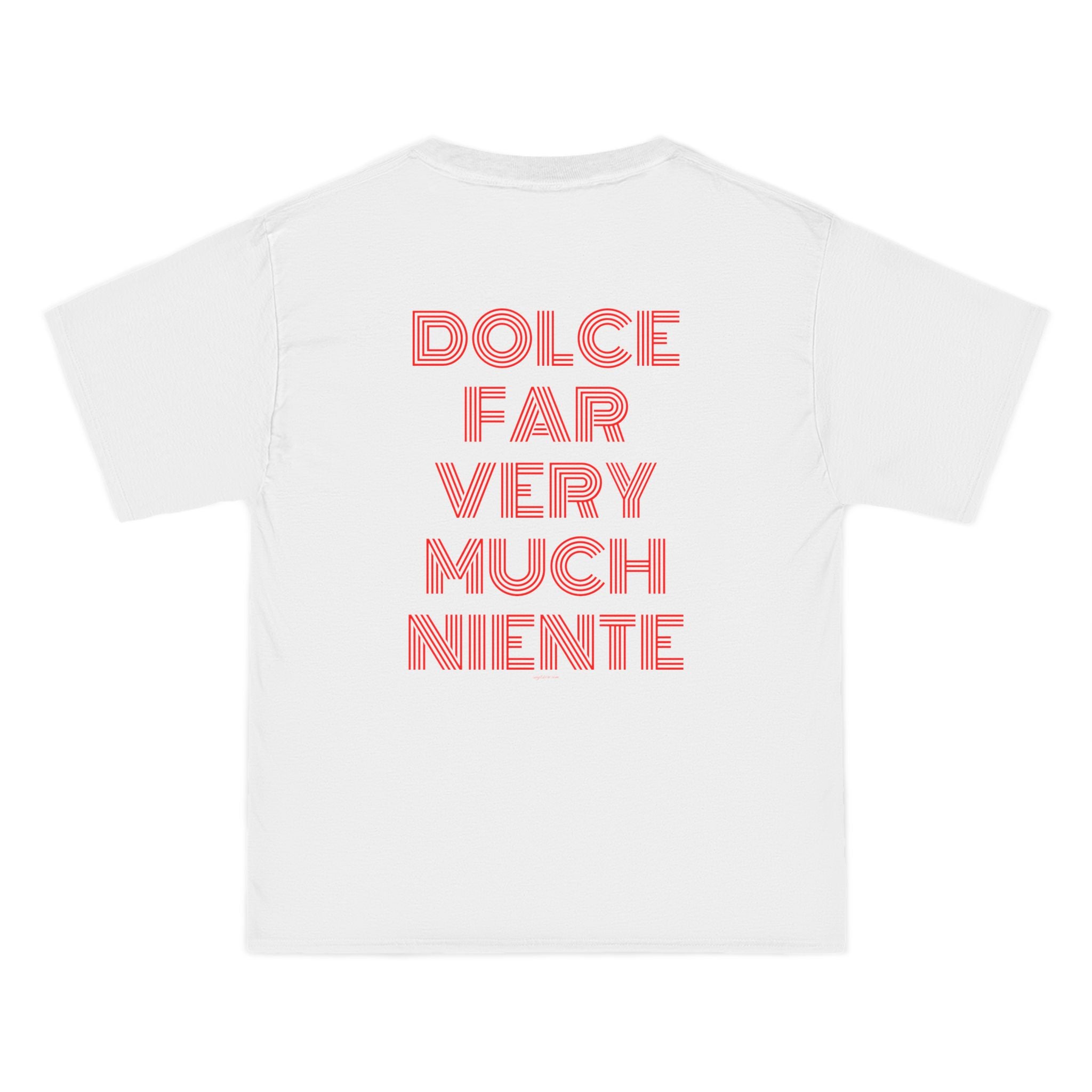 OVERSIZED T-SHIRT | "DOLCE FAR VERY MUCH NIENTE"
