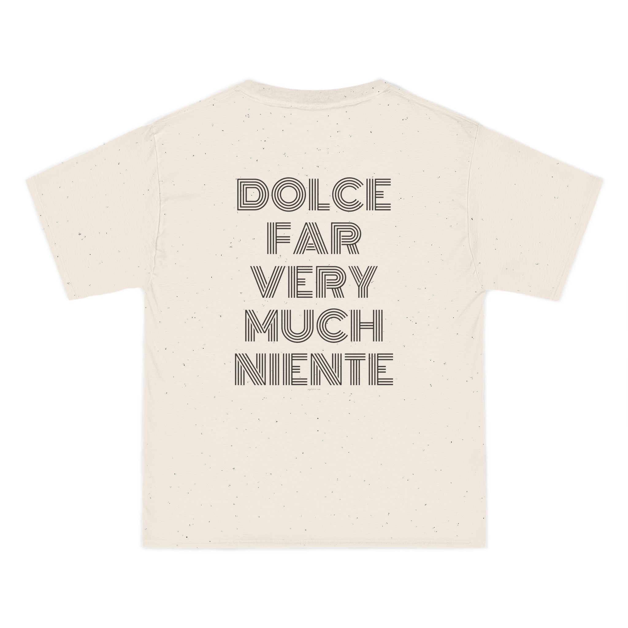 OVERSIZED T-SHIRT | "DOLCE FAR VERY MUCH NIENTE"