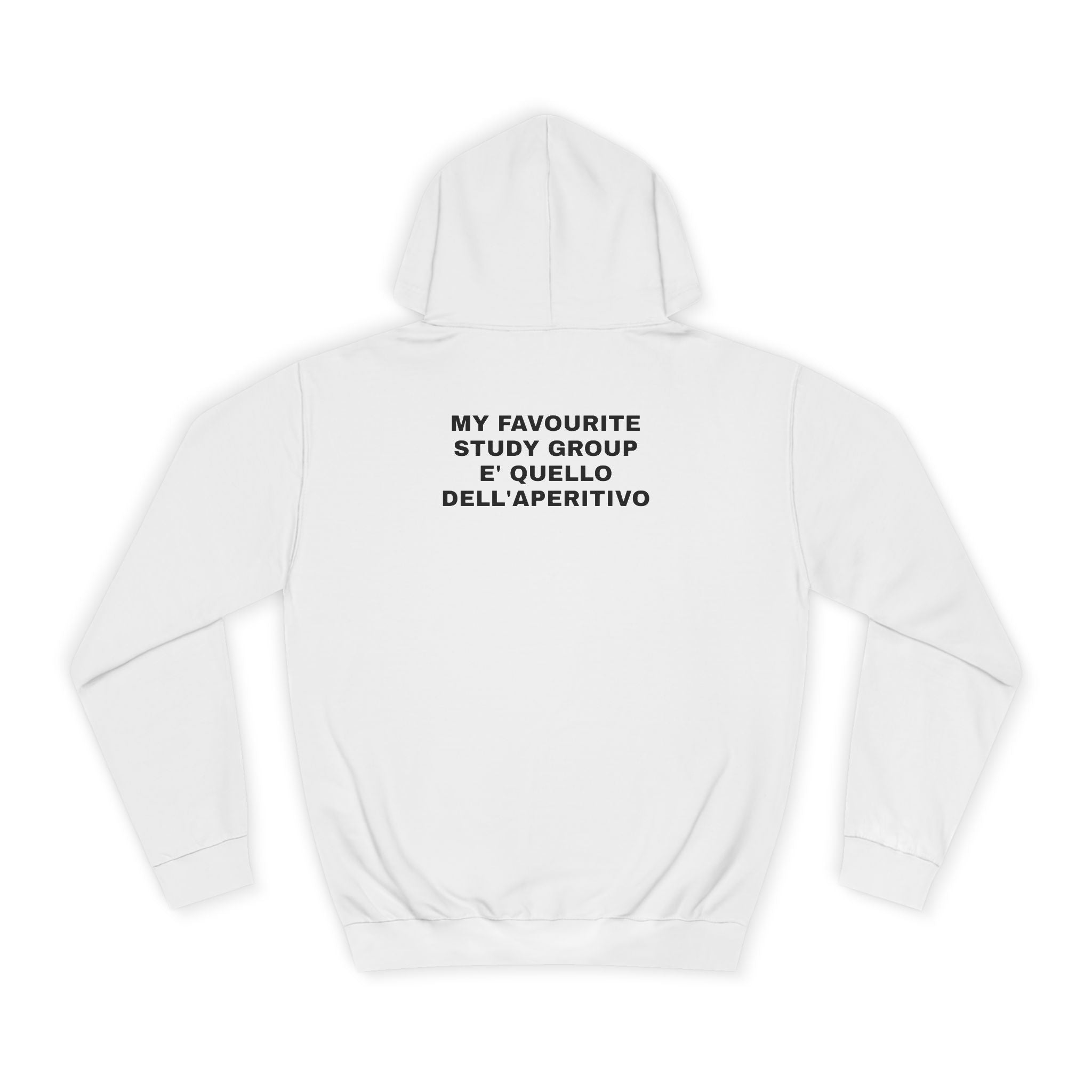OVERSIZED HOODIE | "MY FAVOURITE STUDY GROUP E' QUELLO DELL'APERITIVO"