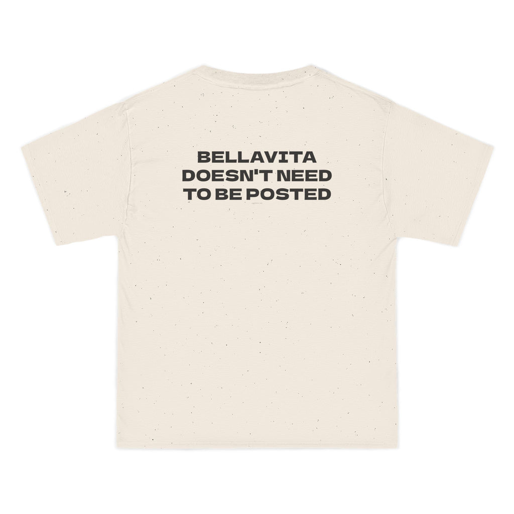 OVERSIZED T-SHIRT | "BELLAVITA DOESN'T NEED TO BE POSTED"