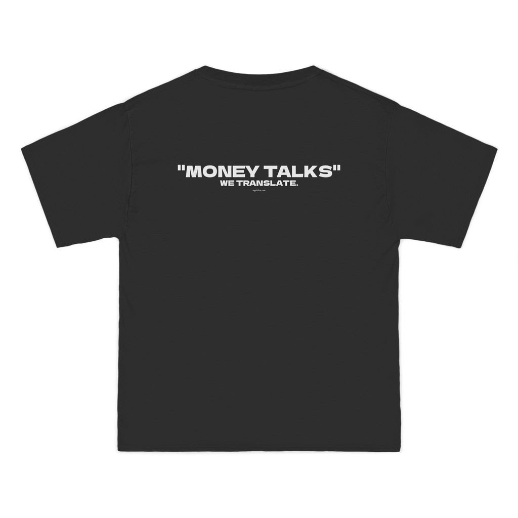 OVERSIZED T-SHIRT | "MONEY TALKS, WE TRANSLATE"
