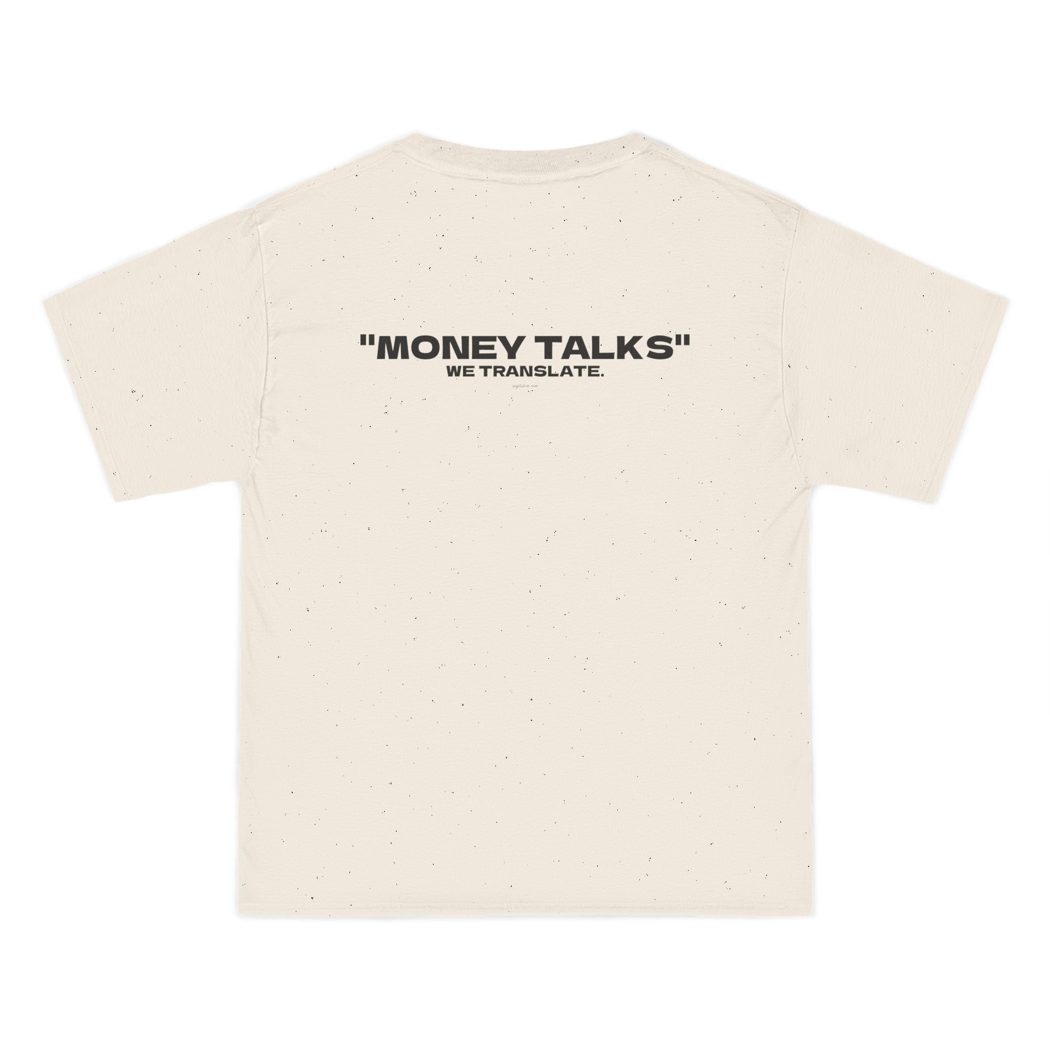 OVERSIZED T-SHIRT | "MONEY TALKS, WE TRANSLATE"
