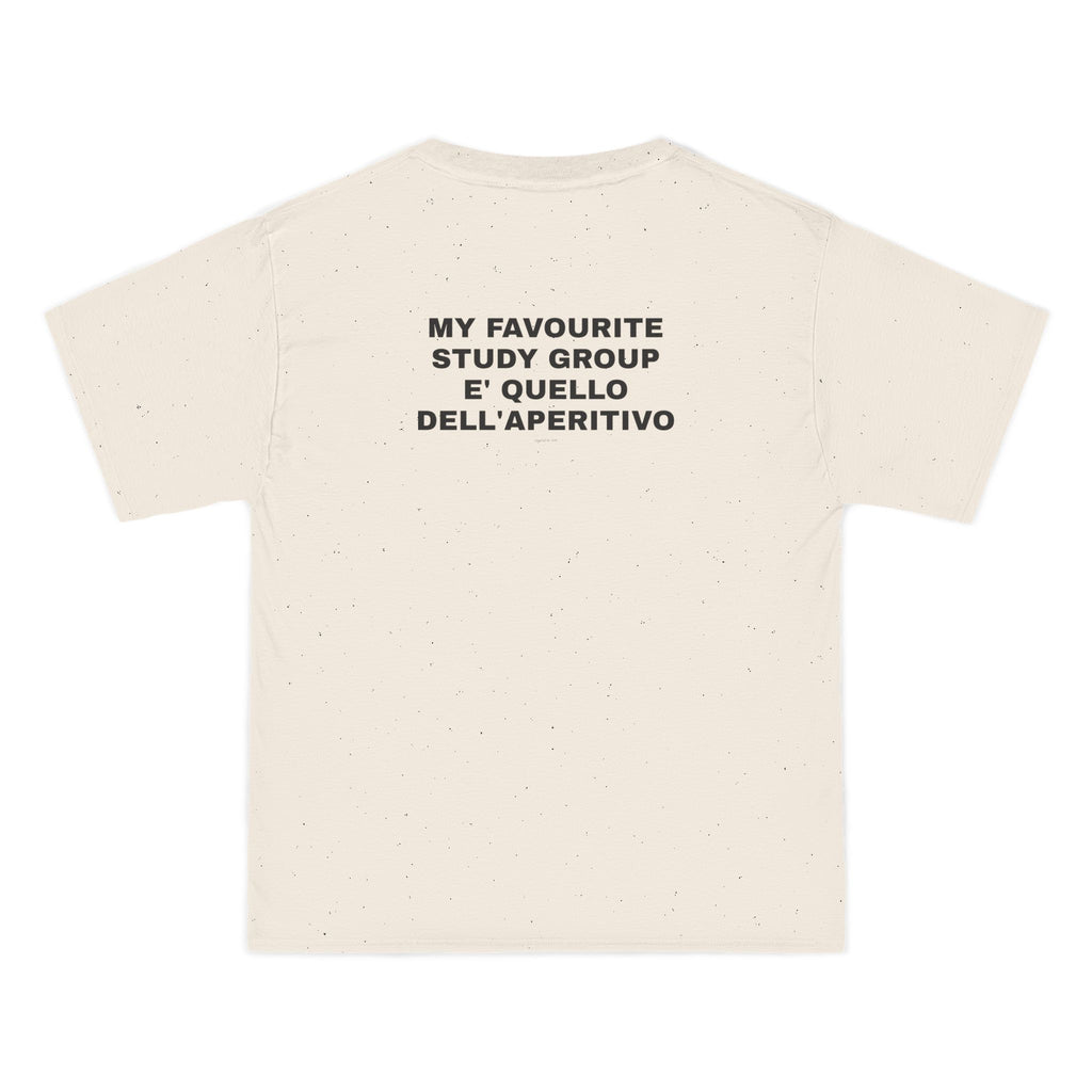 OVERSIZED T-SHIRT | "MY FAVOURITE STUDY GROUP E' QUELLO DELL'APERITIVO"