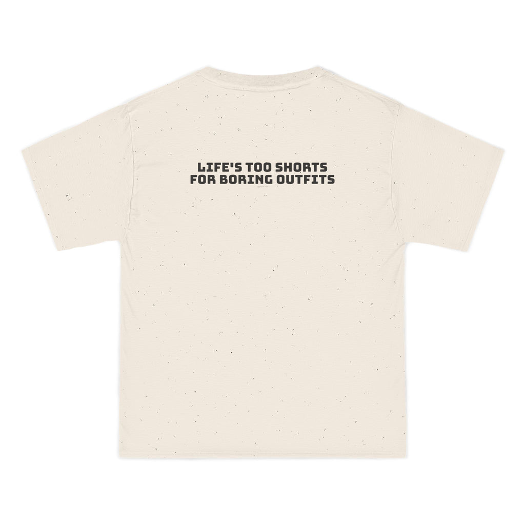 OVERSIZED T-SHIRT | "LIFE'S TOO SHORTS FOR BORING OUTFITS"