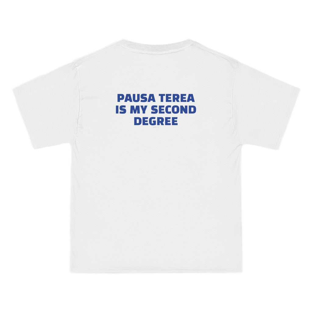 OVERSIZED T-SHIRT | "PAUSA TEREA IS MY SECOND DEGREE"
