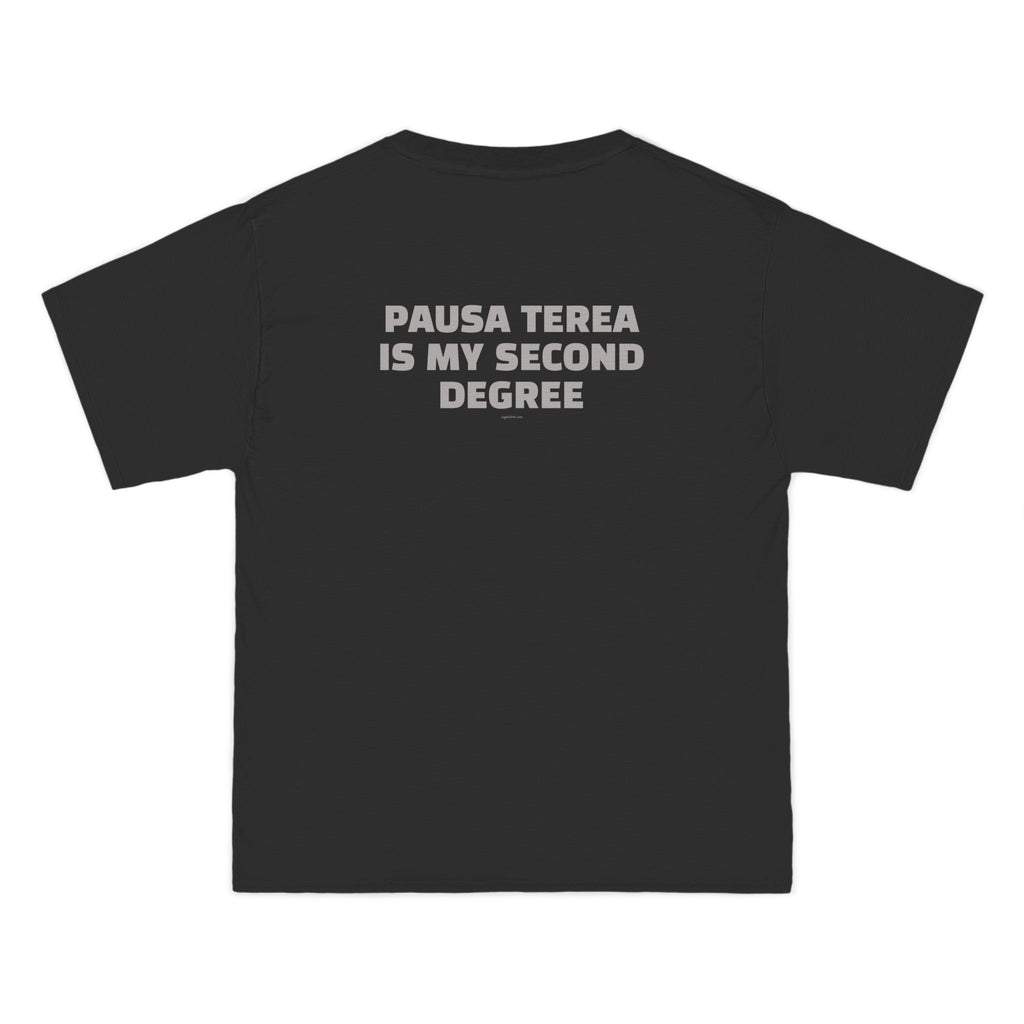 OVERSIZED T-SHIRT | "PAUSA TEREA IS MY SECOND DEGREE"