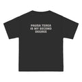 OVERSIZED T-SHIRT | "PAUSA TEREA IS MY SECOND DEGREE"